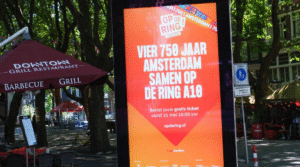 750 jaar Amsterdam bord