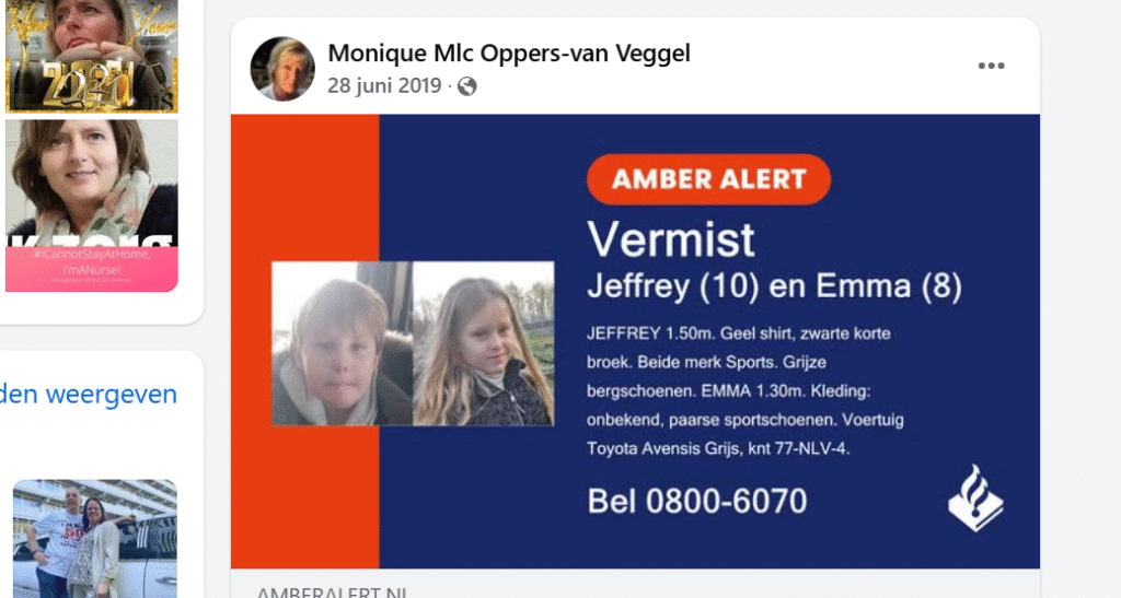 Vermist amber alert