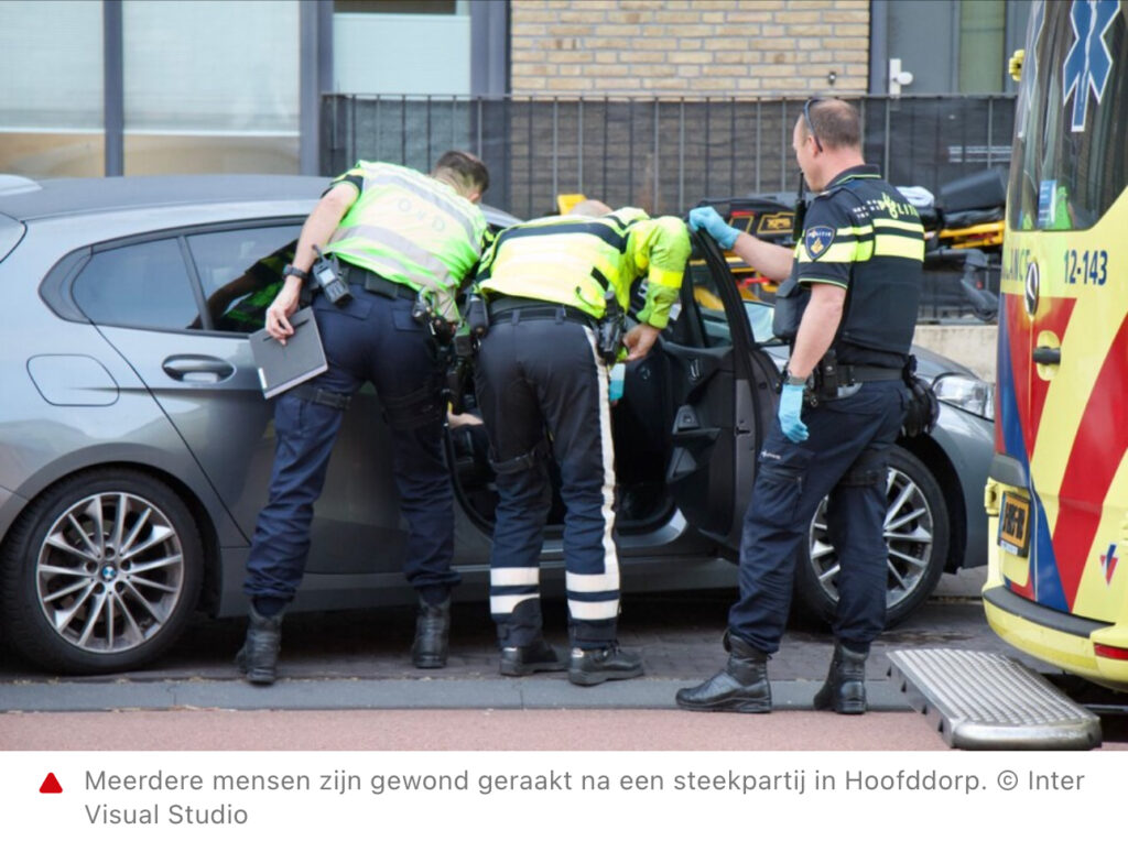 Bloedbad in Hoofddorp: Meerdere slachtoffers bij steekpartij, politieagent gewond