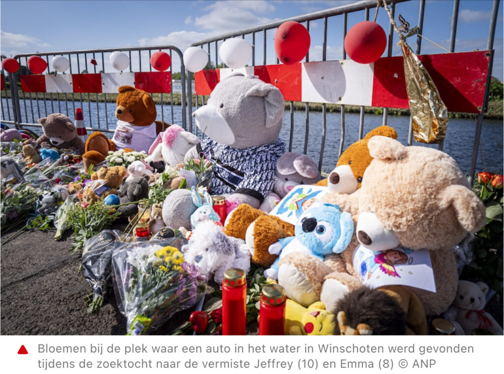 Nederland huilt: 100.000 euro opgehaald voor hartverscheurend afscheid van Jeffrey (10) en Emma (8)