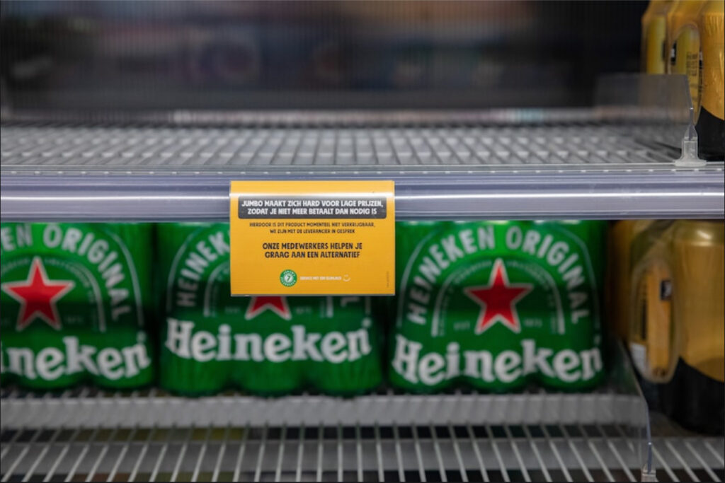Bieroorlog Escaleert: Jumbo Mag Heineken Boycotten, Maar Risico op Schadevergoeding Dreigt