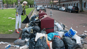 Afval op straat