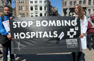 Stop bombing vlag