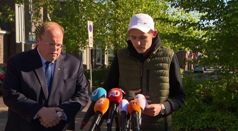 Mensen geven een interview