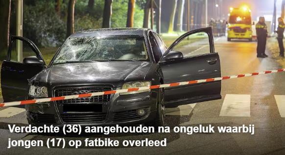 Tragisch ongeval in Oss: 17-jarige jongen op fatbike overleden, verdachte (36) aangehouden