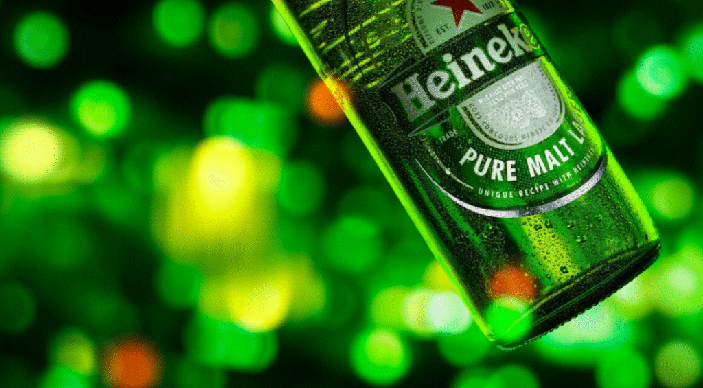 Flesje Heineken bier