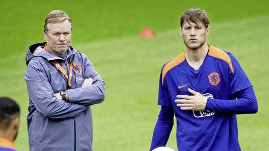 Koeman over Weghorst: Vond het eerst ook wat overdreven