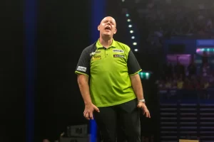 Van Gerwen treurt