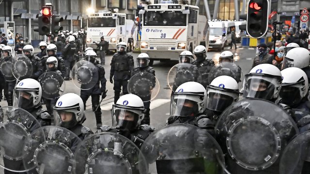 Rellen politie Belgie
