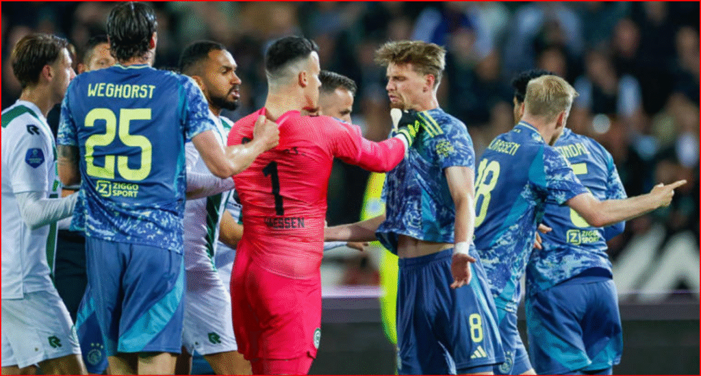 FC Groningen-keeper Etienne Vaessen krijgt schikkingsvoorstel na vechtpartij tegen Ajax: vier duels schorsing, één voorwaardelijk