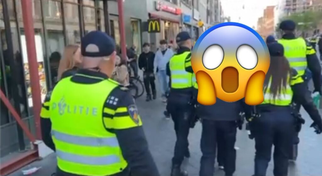 Opgepakt om één zin? Politie treedt massaal op na simpele uitspraak op straat