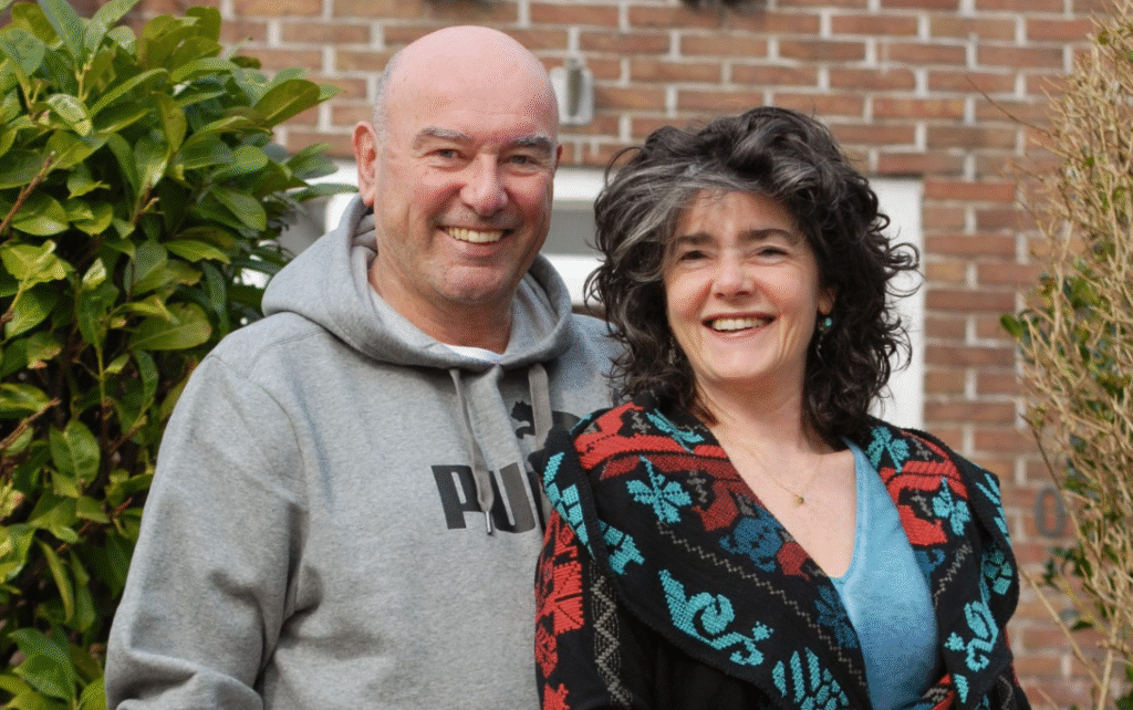 Peter de Bie met zijn vrouw