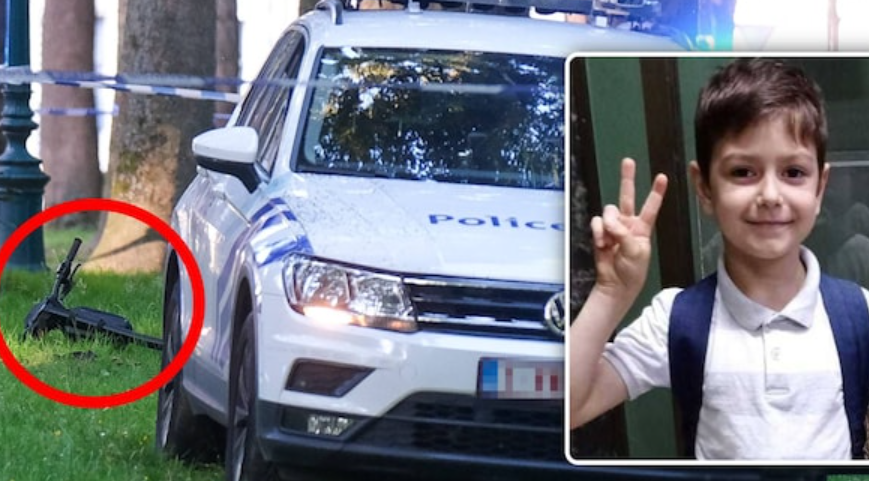 Politie auto en foto kind