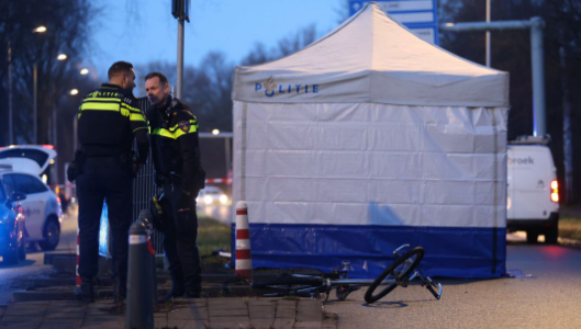 Automobilist rijdt over hoofd van fietser