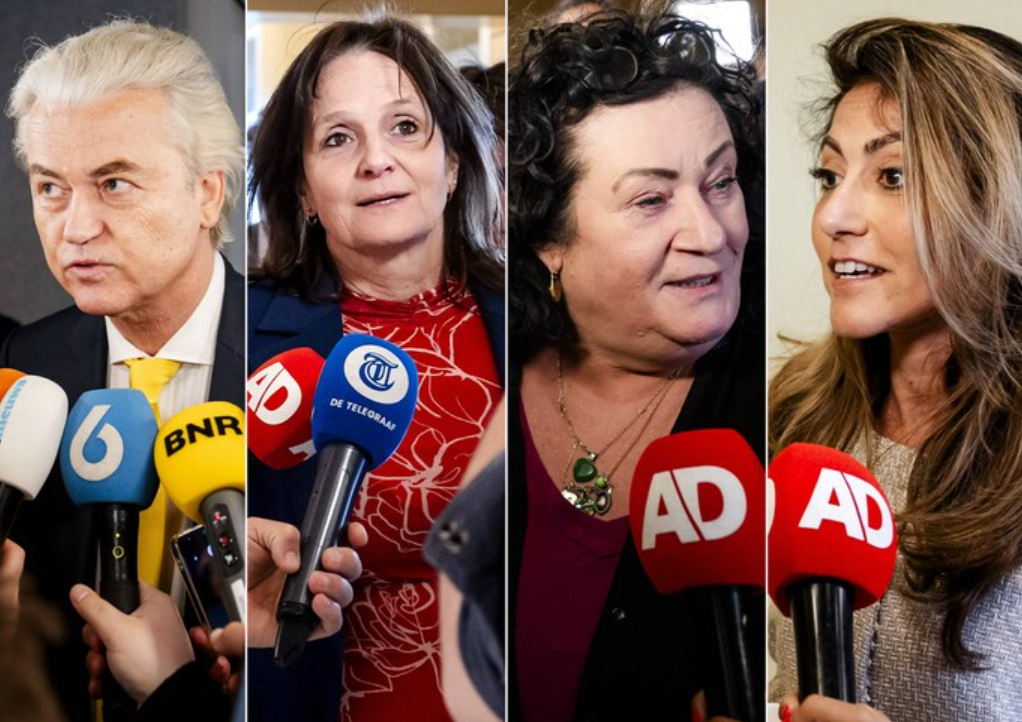 Grootste politieke partijen in Nederland