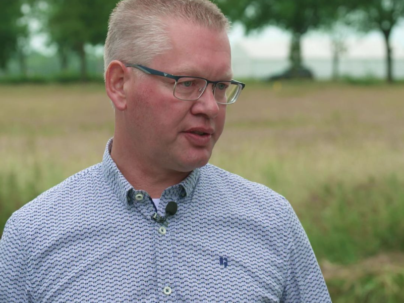 Bewoner wordt geinterviewd