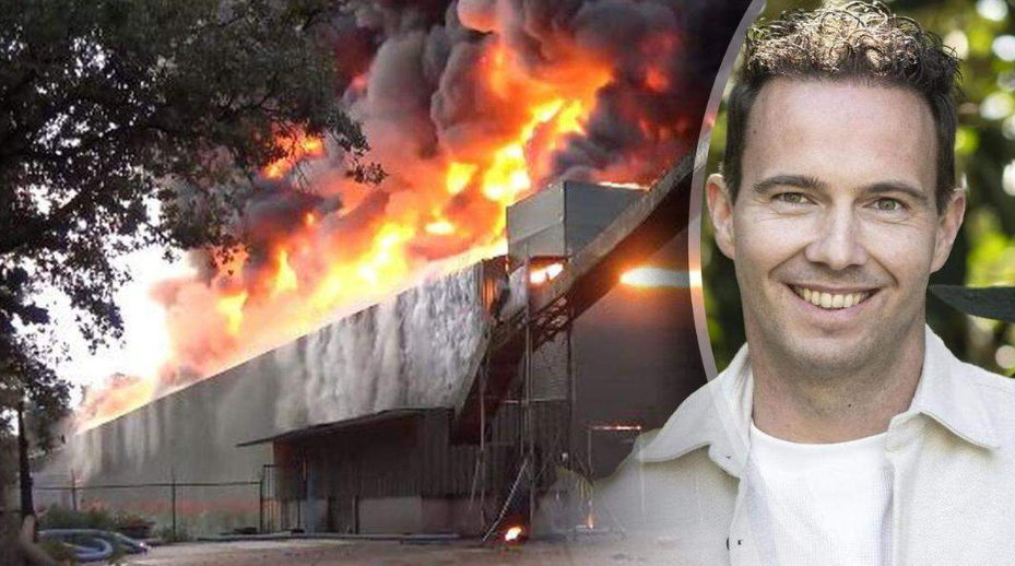 Boer John stal in brand