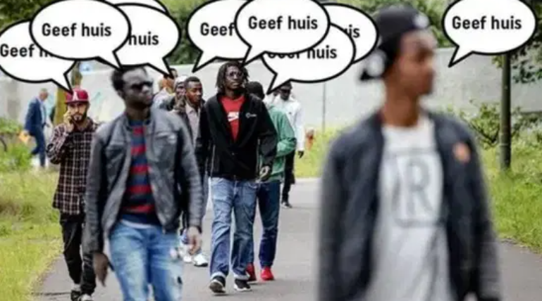 Asielzoekers geef huis