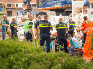Hulpdiensten bij een ongeluk