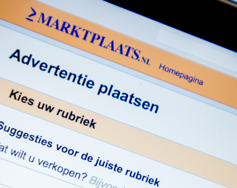 Marktplaats website