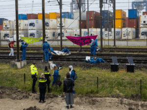 Protest op het spoor