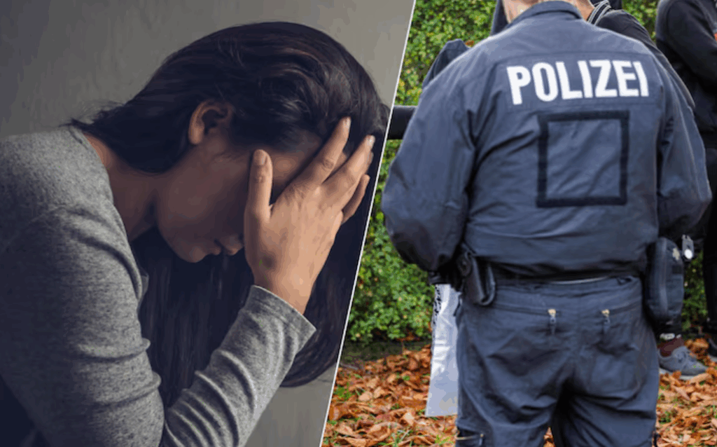 vrouw gestrest