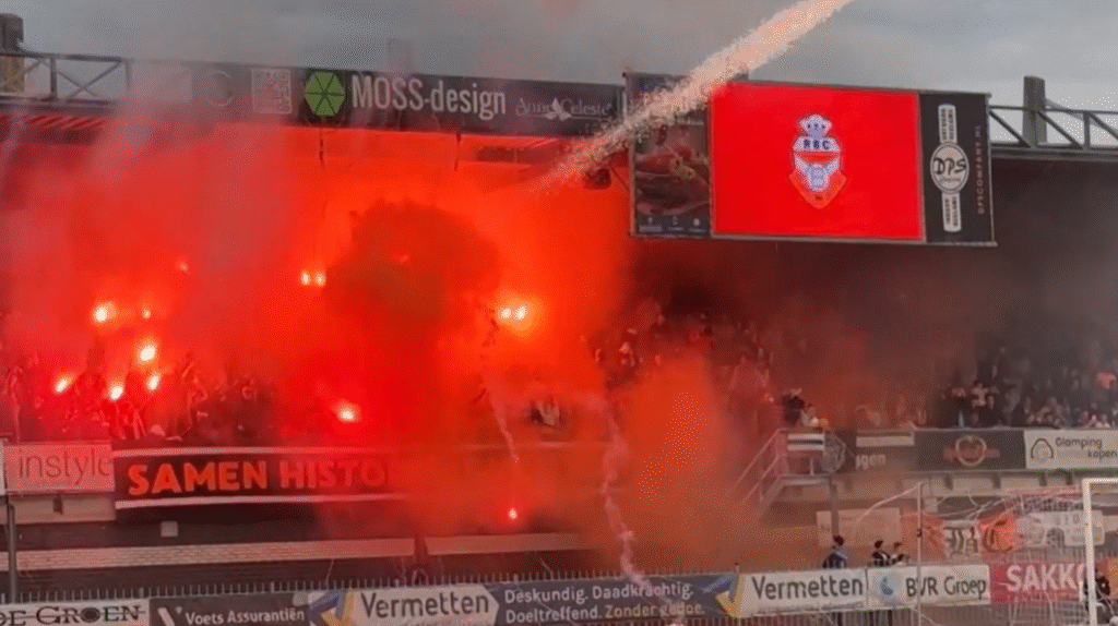 Video: Duel RBC tijdelijk stilgelegd na misdragingen van Rotterdamse fans