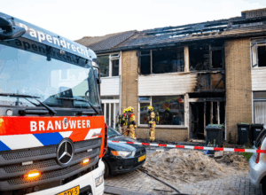 Huis afgebrand 