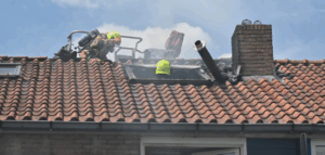 Brandweer redt katten