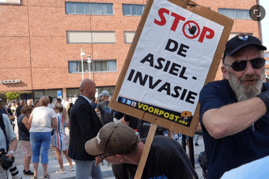 Protest asiel centrum