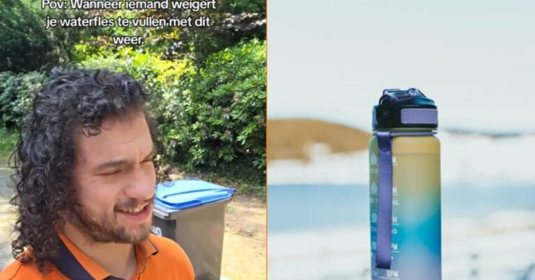 Bezorger krijgt geen slok water tijdens snikhete werkdag: ‘Ik mocht mijn fles niet eens bijvullen’