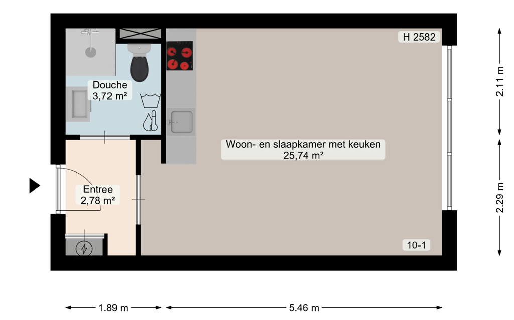 appartement Akerkhof Groningen - Afbeelding 2