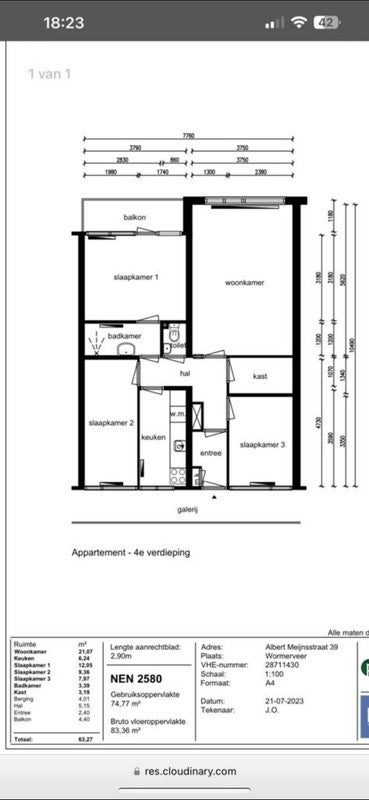 appartement Albert Meijnsstraat Wormerveer - Afbeelding 4