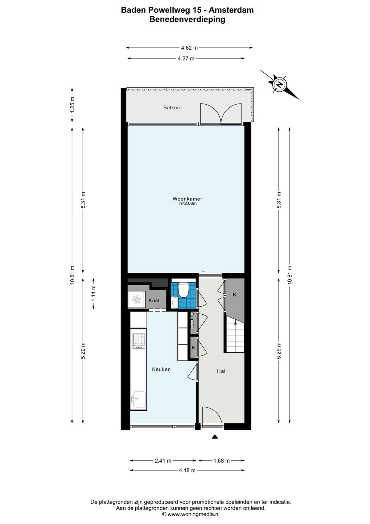 appartement Baden Powellweg Amsterdam - Afbeelding 4