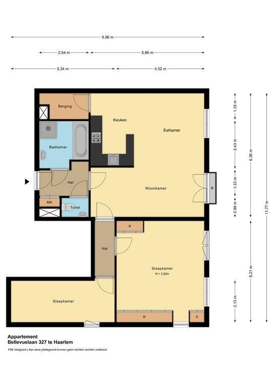 appartement Bellevuelaan Haarlem - Afbeelding 3