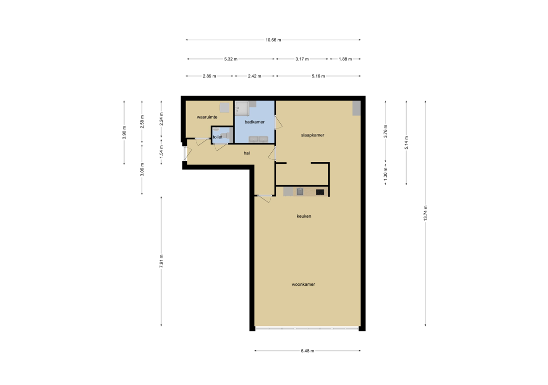 appartement Bomanshof Eindhoven - Afbeelding 2