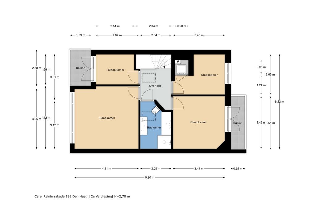 appartement Carel Reinierszkade Den Haag - Afbeelding 3