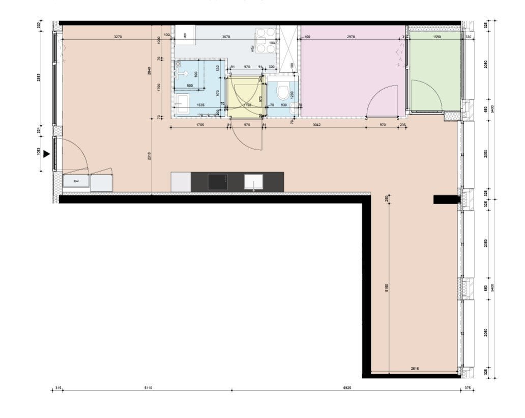 appartement Delflandlaan Amsterdam - Afbeelding 2