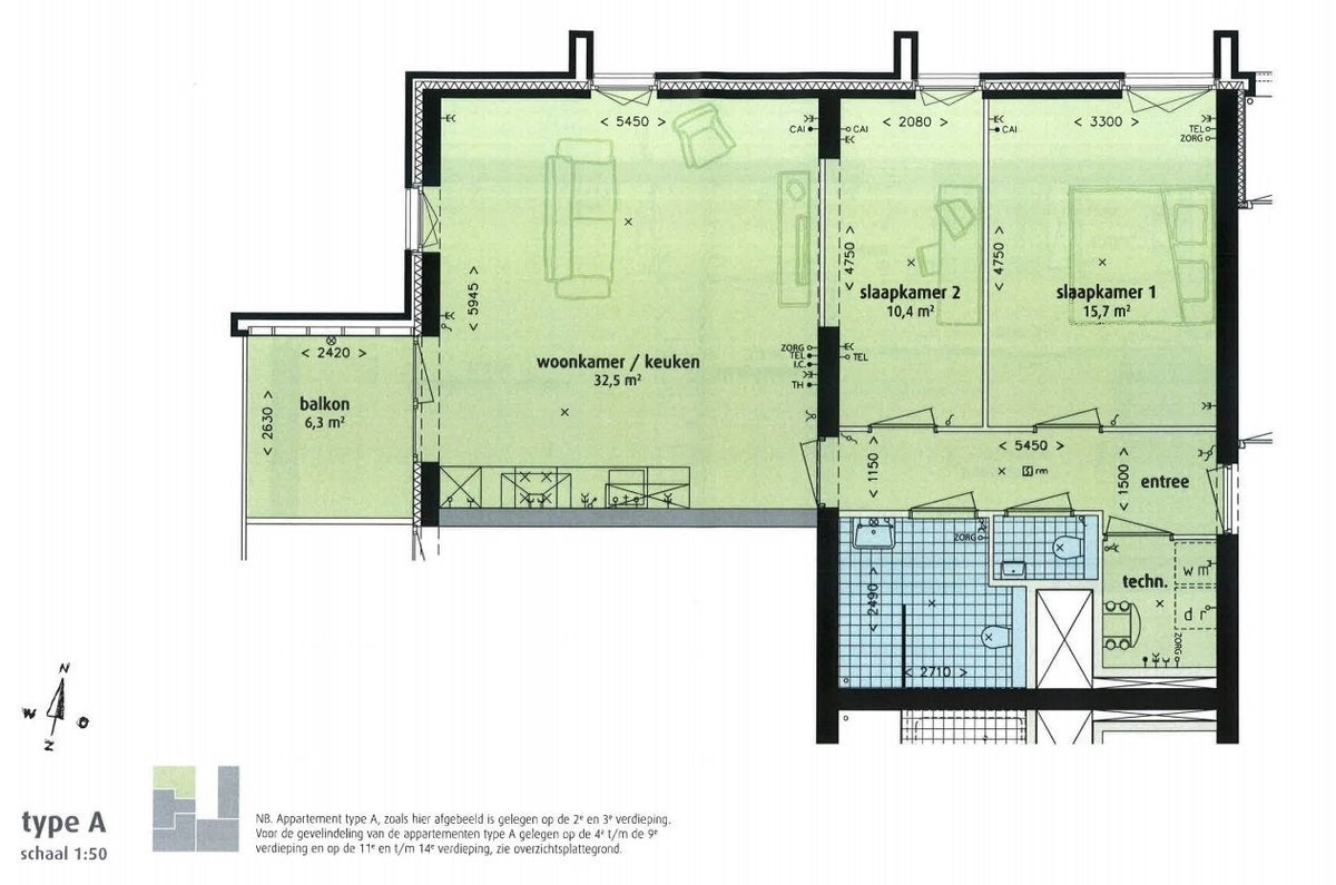 appartement Dirk Hartogstraat Breda - Afbeelding 2