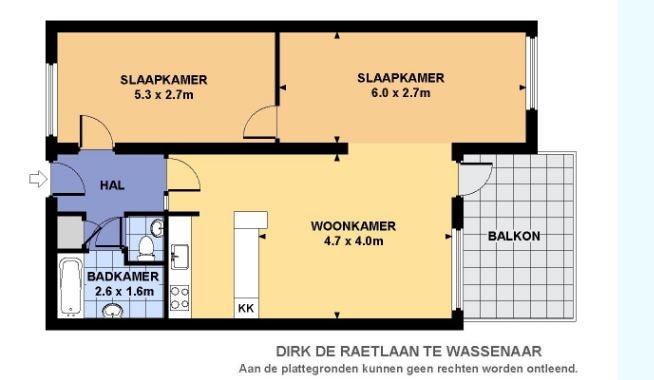 appartement Dirk de Raetlaan Wassenaar - Afbeelding 2