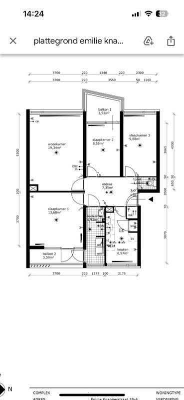 appartement Emilie Knappertstraat Amsterdam