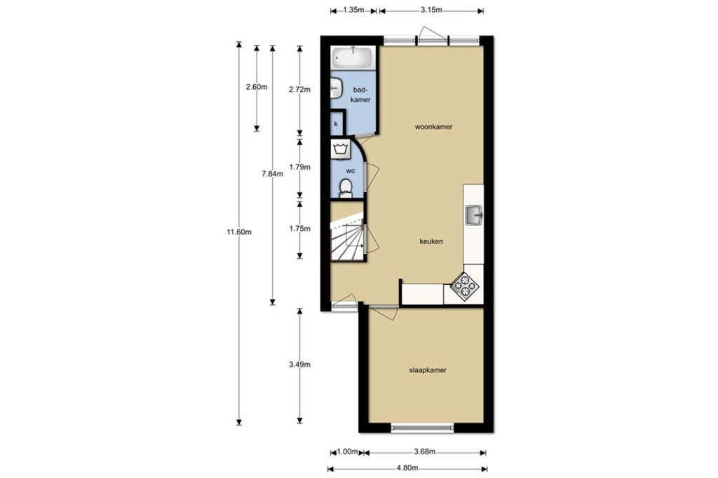 appartement Flakkeesestraat Rotterdam - Afbeelding 2