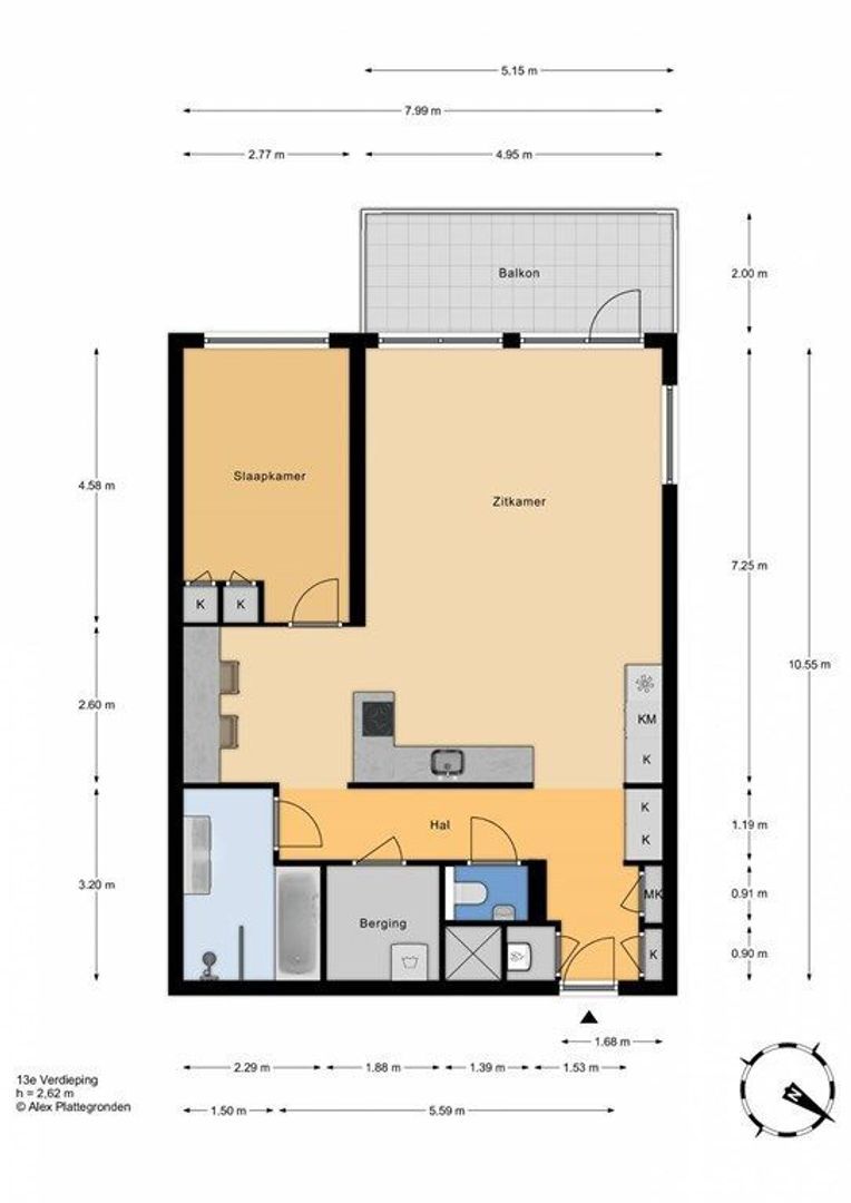 appartement Gedempte Zalmhaven Rotterdam - Afbeelding 4