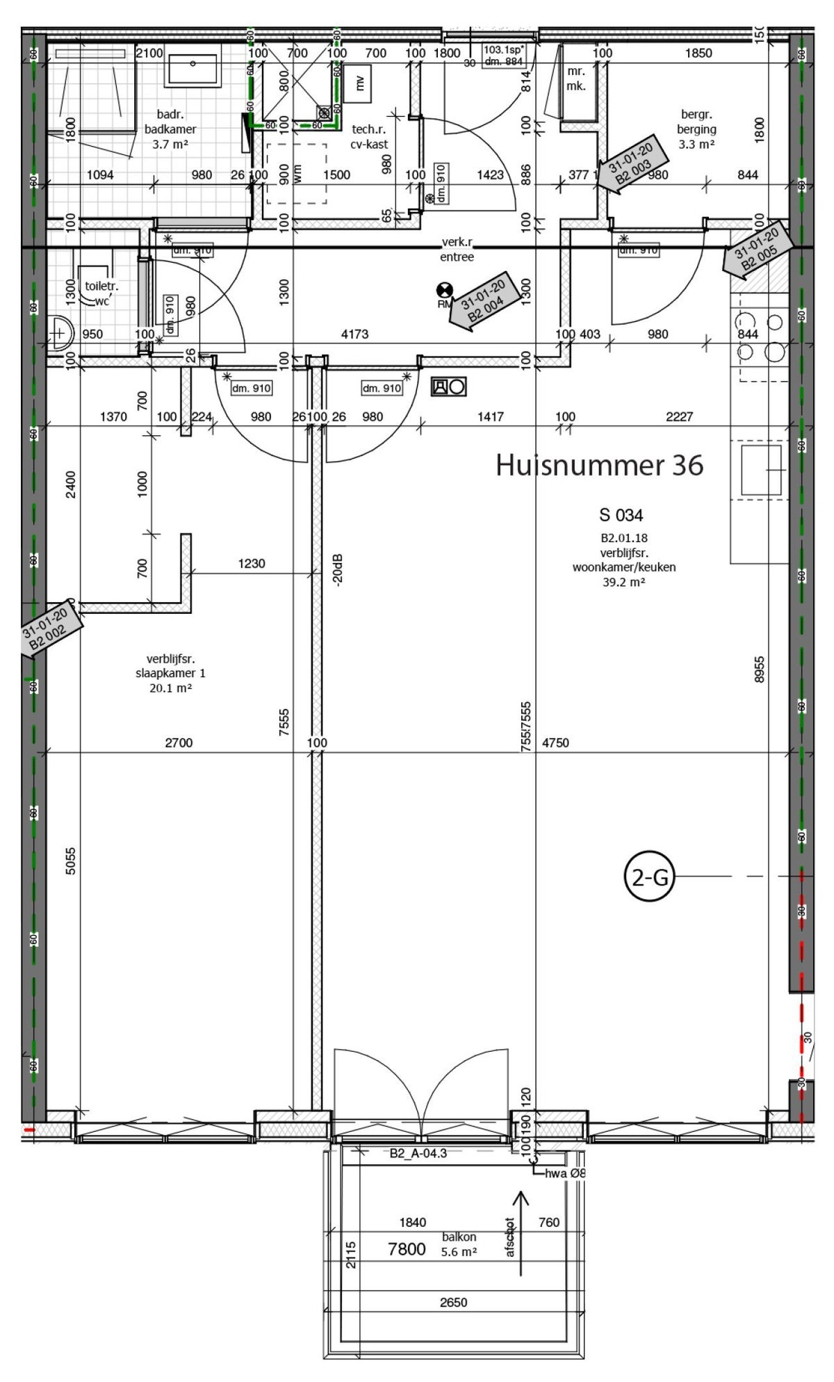 appartement Ir Kalffstraat Eindhoven - Afbeelding 2