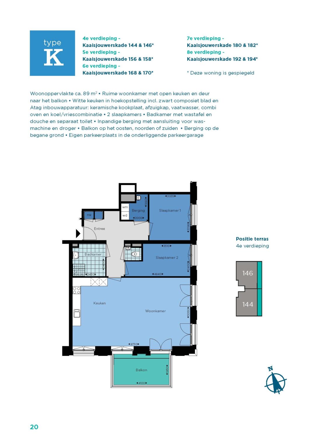 appartement Kaaisjouwerskade Nijmegen - Afbeelding 2