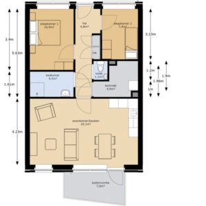 appartement Magelhaenstraat Amersfoort