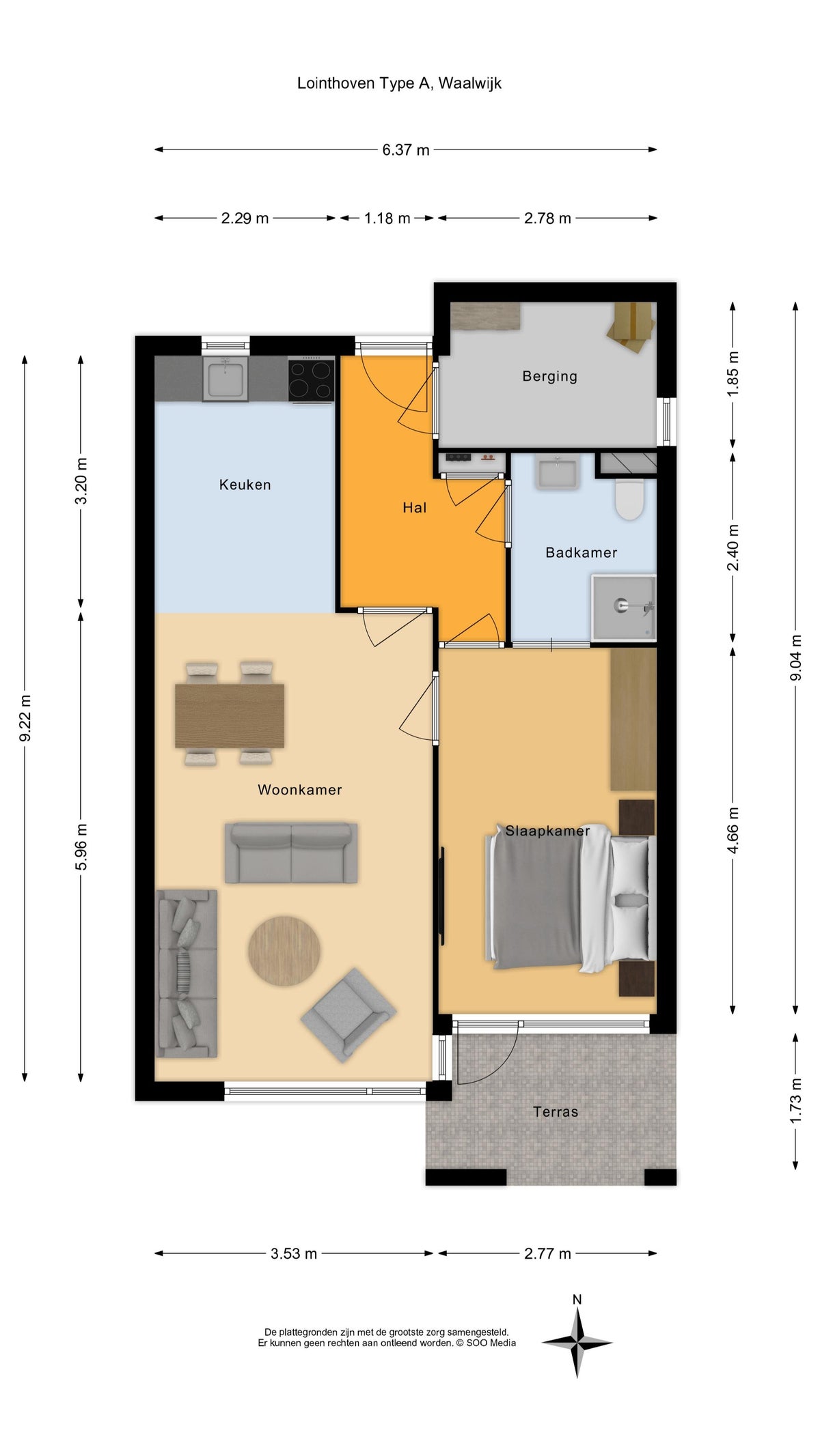 appartement Mercatorlaan Waalwijk - Afbeelding 2