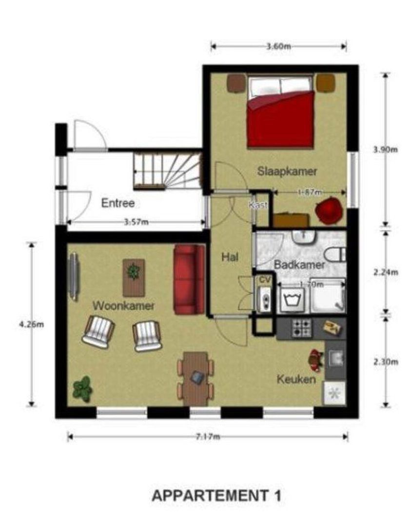 appartement Mgr.Borretweg Grave - Afbeelding 2