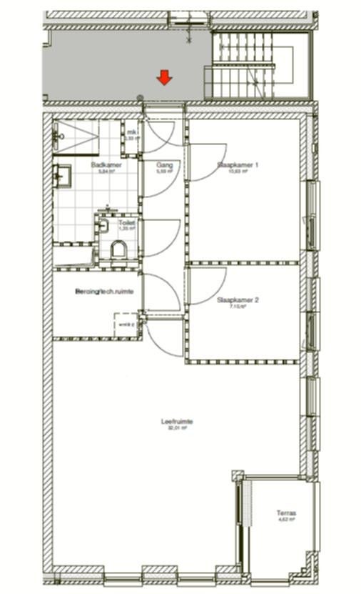 appartement Minderbroedersstraat Hulst - Afbeelding 2