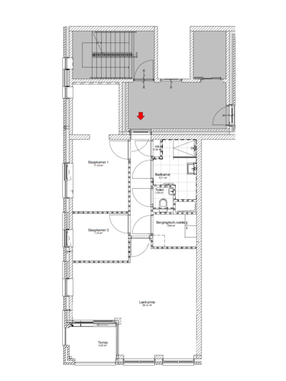 appartement Minderbroedersstraat Hulst - Afbeelding 2